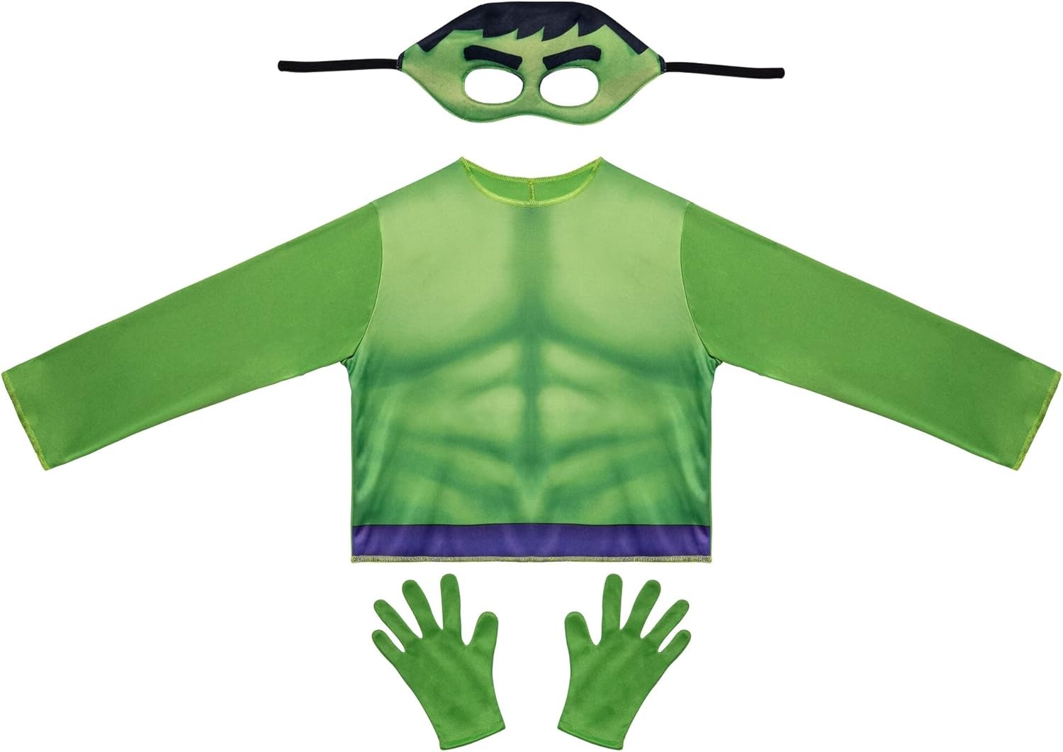 image:imageMARVEL Spidey Friends Child Halloween Costume DressUp Box Tops Gloves and Plastic Masks of Spidey Hulk and Black Panther 3T4T