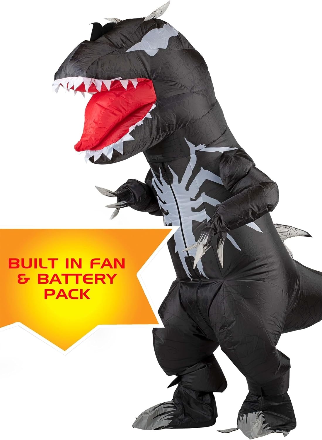 image:imageMARVEL Venomosaurus Official Adult Inflatable Halloween CostumeInflatable Jumpsuit with BuiltIn Fan Gloves Battery Box