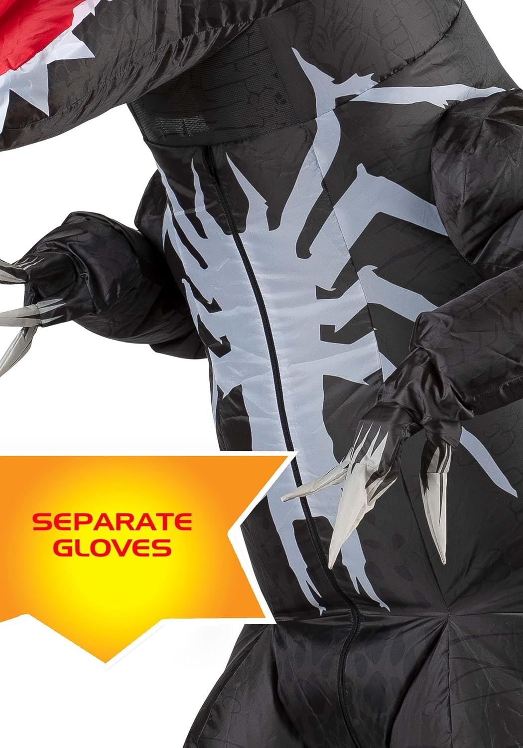 image:imageMARVEL Venomosaurus Official Adult Inflatable Halloween CostumeInflatable Jumpsuit with BuiltIn Fan Gloves Battery Box