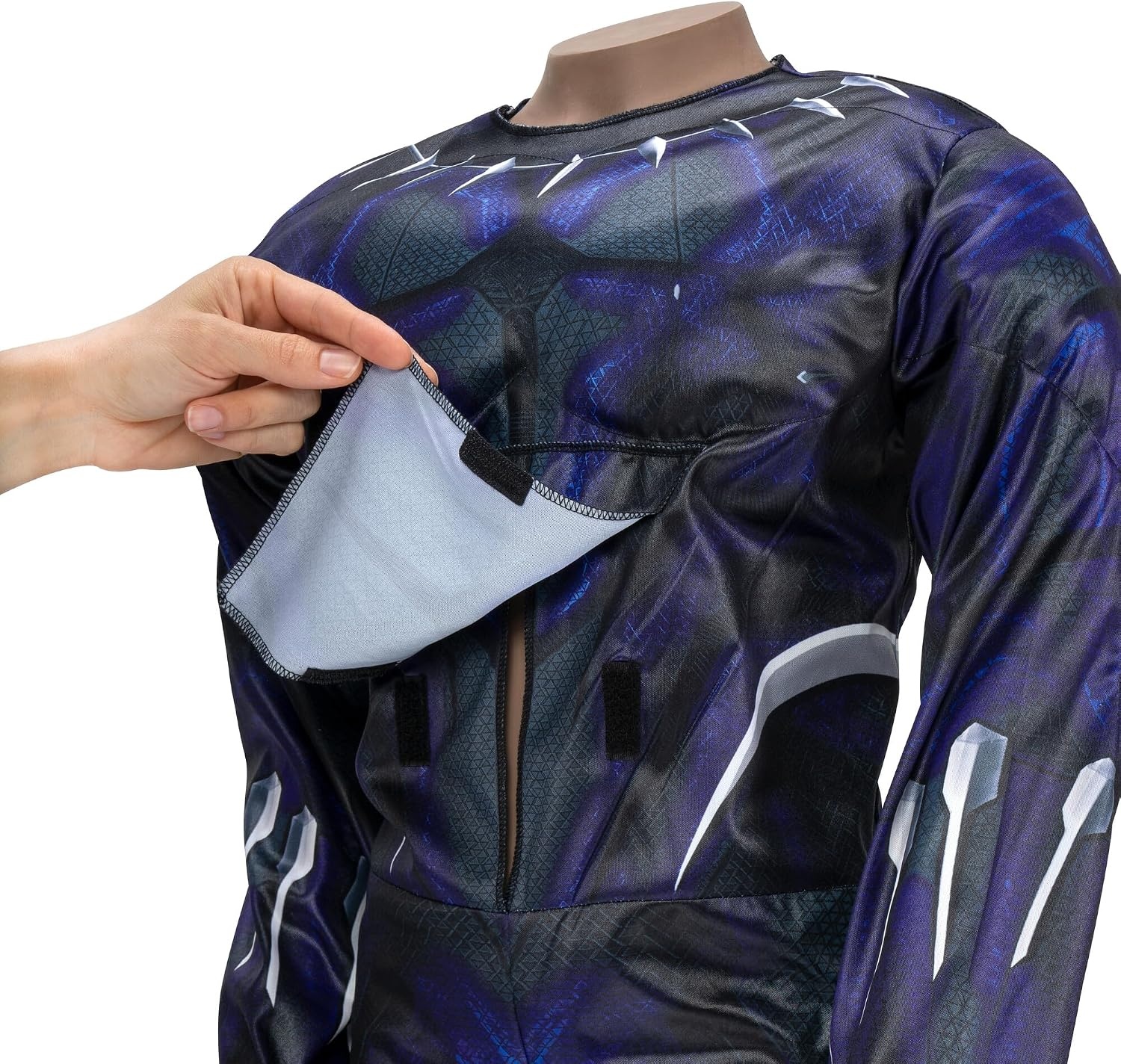 image:imageMarvel Black Panther Official Youth Adaptive Costume Thoughtfully Designed Costumes with Adaptive Features for Easy and Comfortable Wear Wheel Cover Sold Separately SL 1214