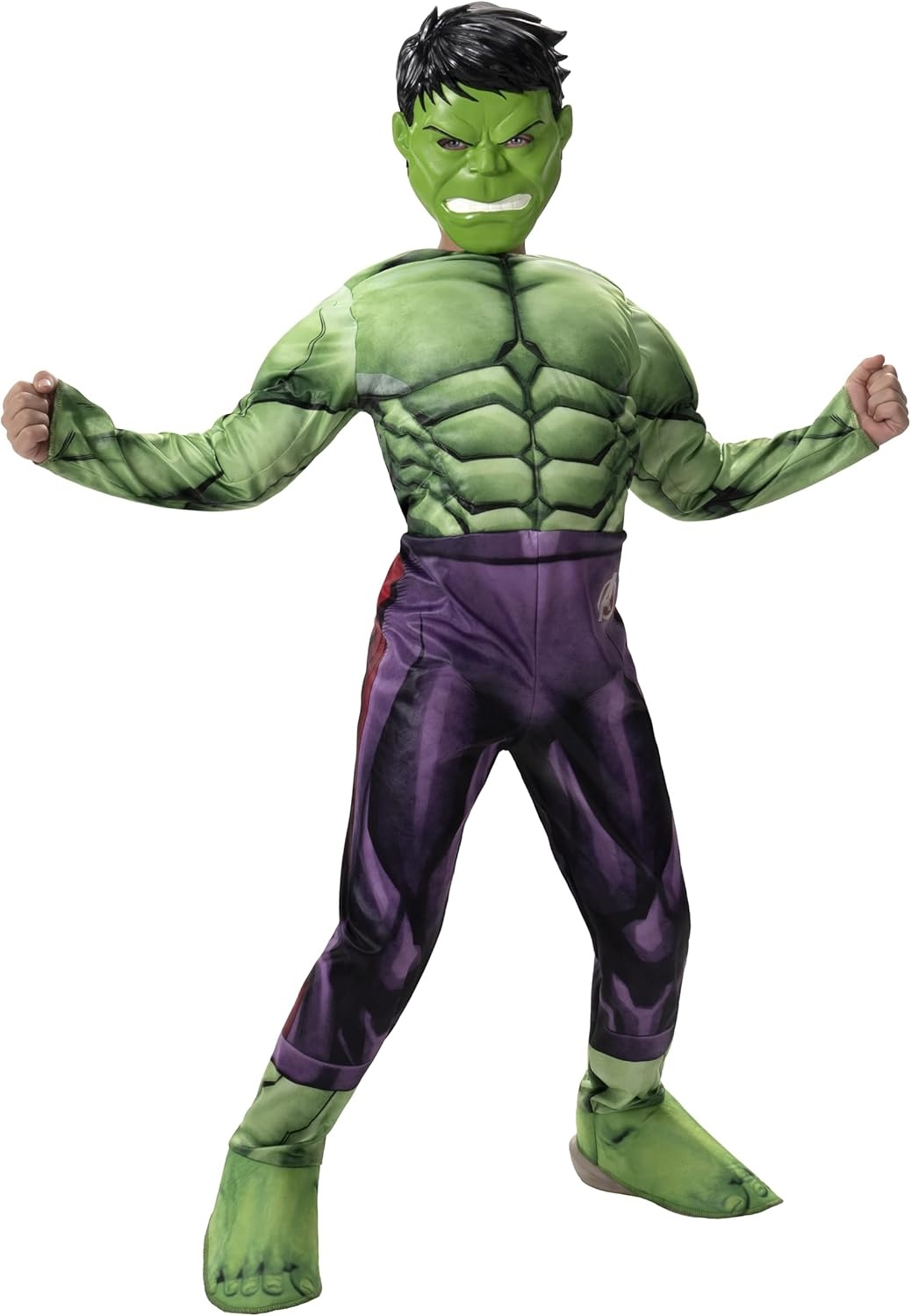 image:imageMarvel Boys Deluxe Hulk Costume Incredible Hulk Child Bruce Banner Kids Halloween Costume Officially LicensedM 810