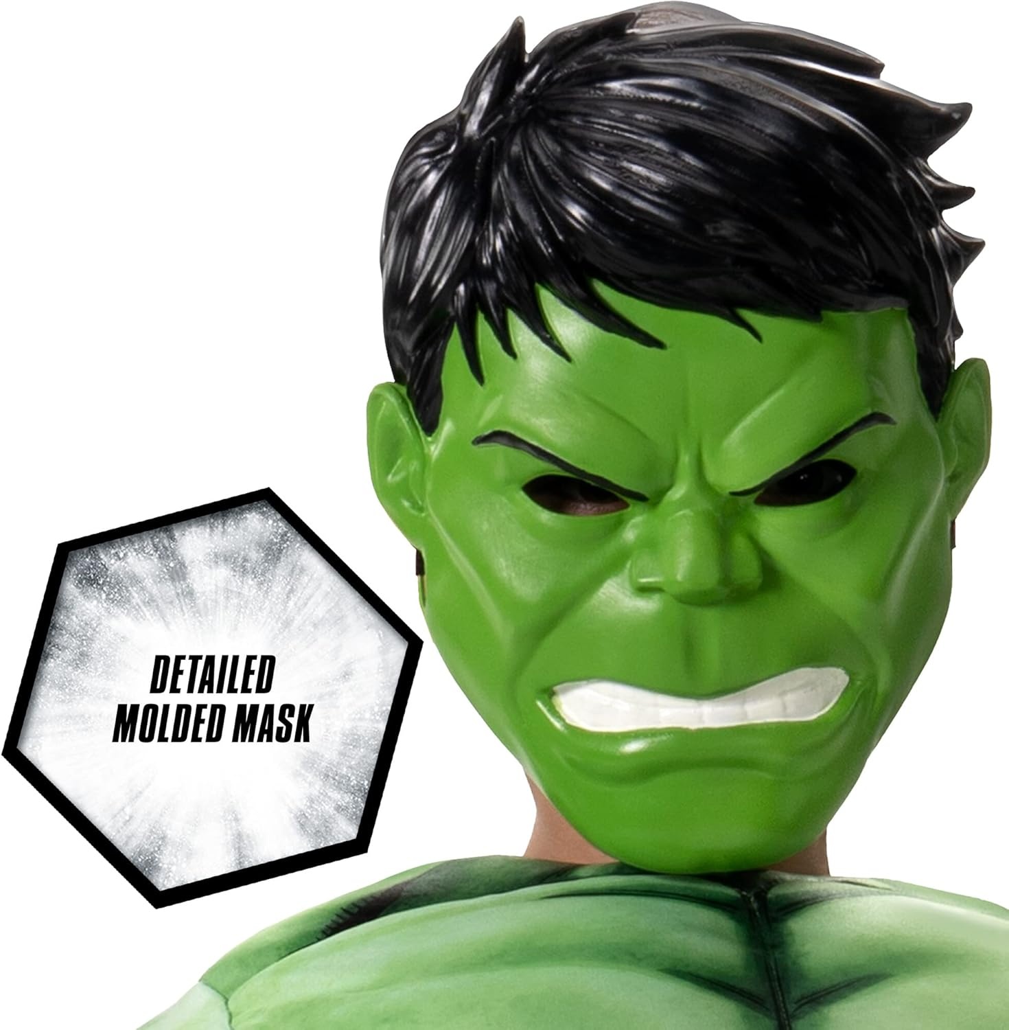 image:imageMarvel Boys Deluxe Hulk Costume Incredible Hulk Child Bruce Banner Kids Halloween Costume Officially LicensedM 810