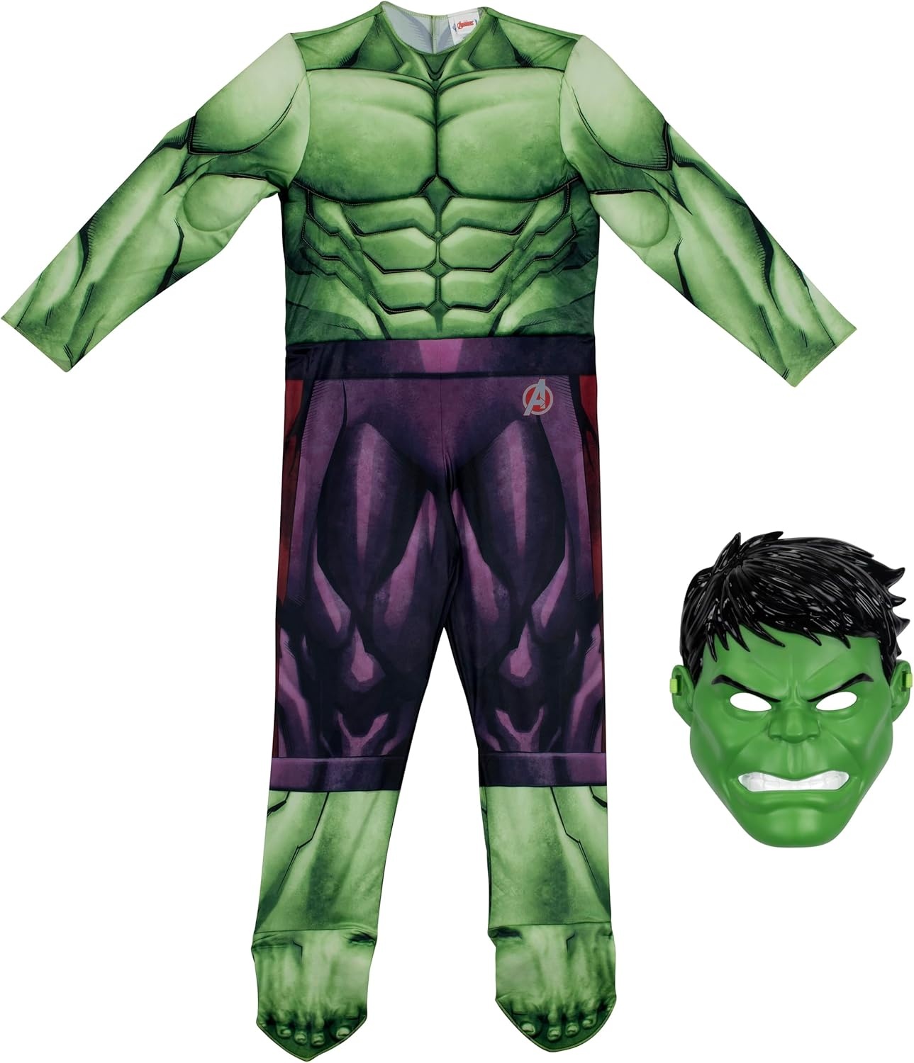 image:imageMarvel Boys Deluxe Hulk Costume Incredible Hulk Child Bruce Banner Kids Halloween Costume Officially LicensedM 810