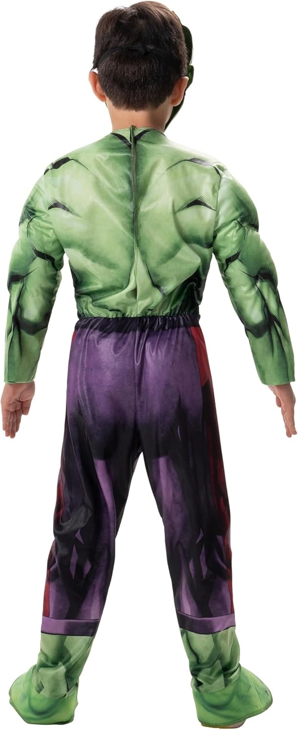 image:imageMarvel Boys Deluxe Hulk Costume Incredible Hulk Child Bruce Banner Kids Halloween Costume Officially LicensedM 810