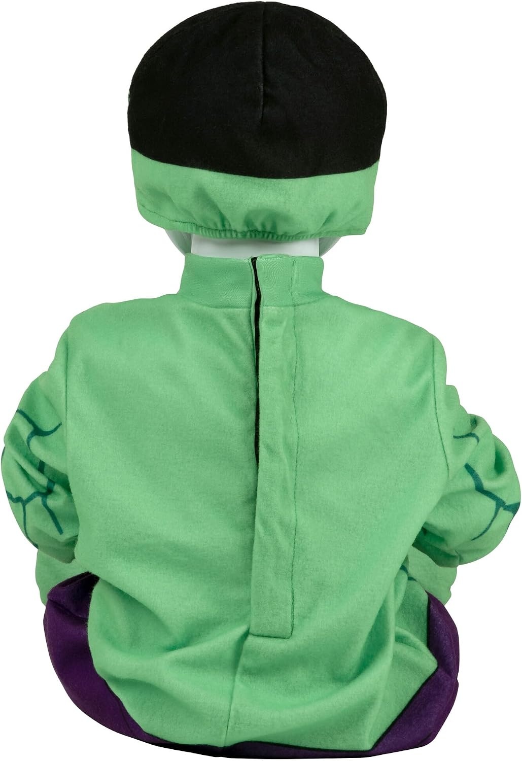 image:imageMarvel Hulk Official Infant Halloween Costume Premium Quality Minky Fabric Jumpsuit and NonSlip Booties1218m