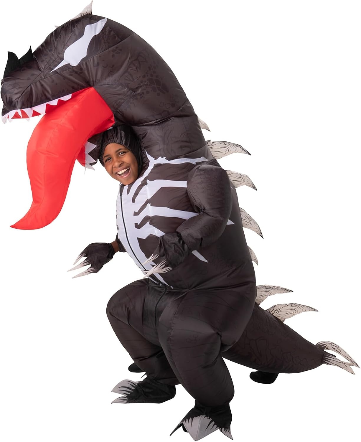 image:imageMarvel Kids Inflatable Venomosaurus Costume Officially Licensed Symbiote Dinosaur Suit