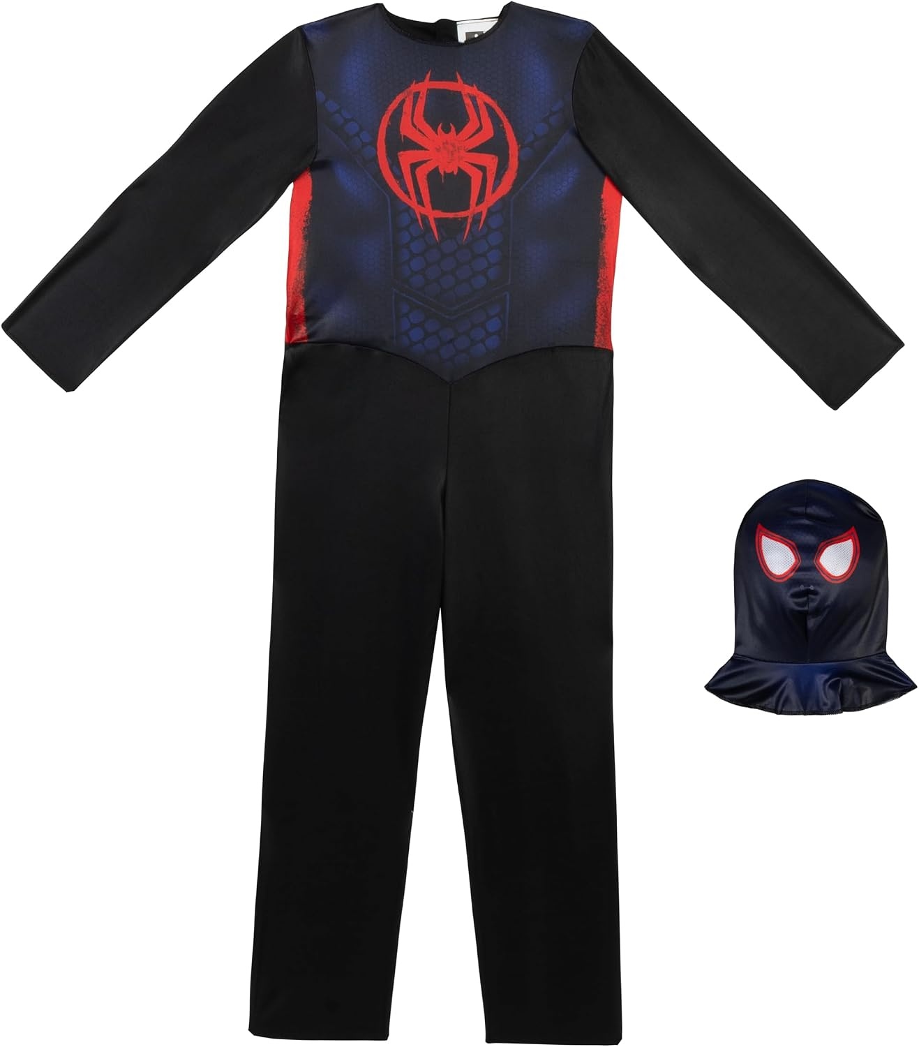 image:imageMarvel Miles Morales Official Youth Halloween Costume Printed Jumpsuit with Fabric MaskL 1214