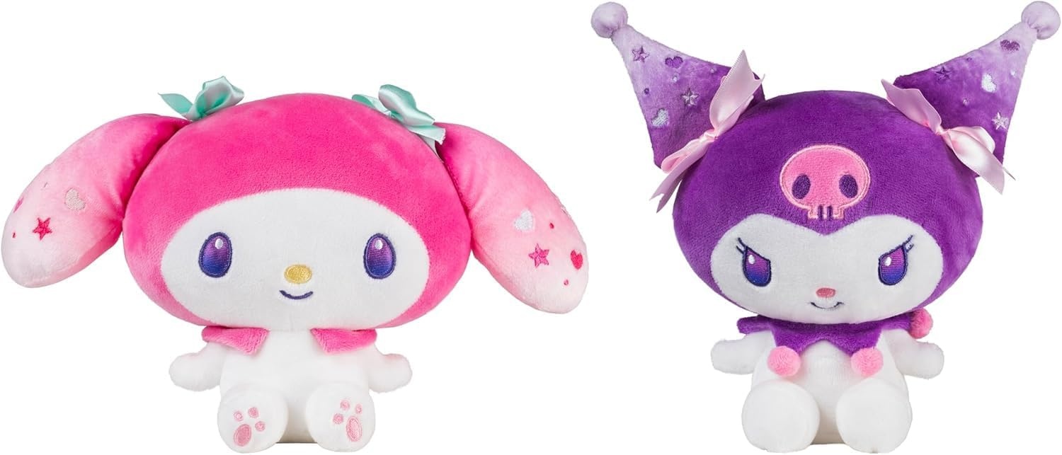 image:imageMy Melody 50th amp Kuromi 20th Anniversaries 8Inch Plush 2Pack Officially Licensed Sanrio Product by Jazwares Ages 6
