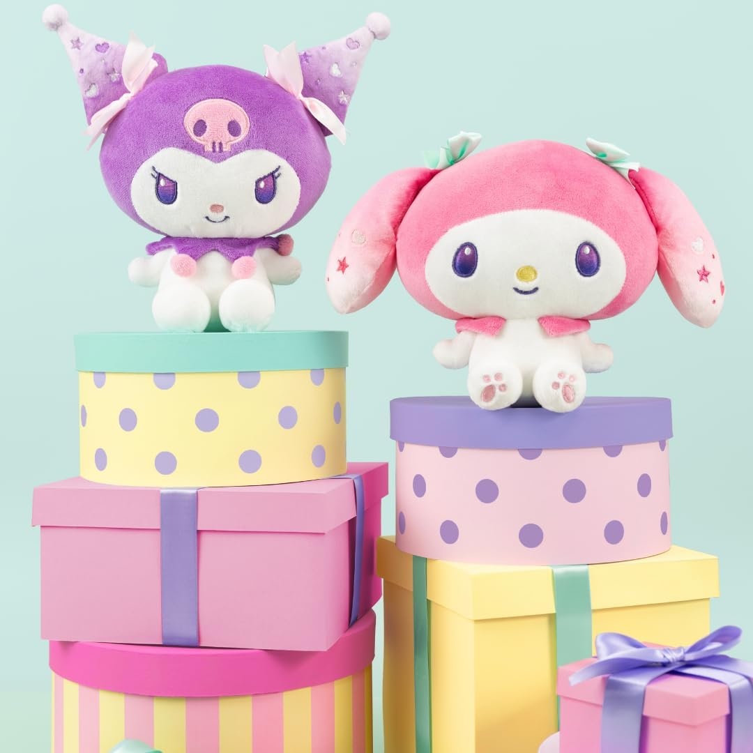 image:imageMy Melody 50th amp Kuromi 20th Anniversaries 8Inch Plush 2Pack Officially Licensed Sanrio Product by Jazwares Ages 6