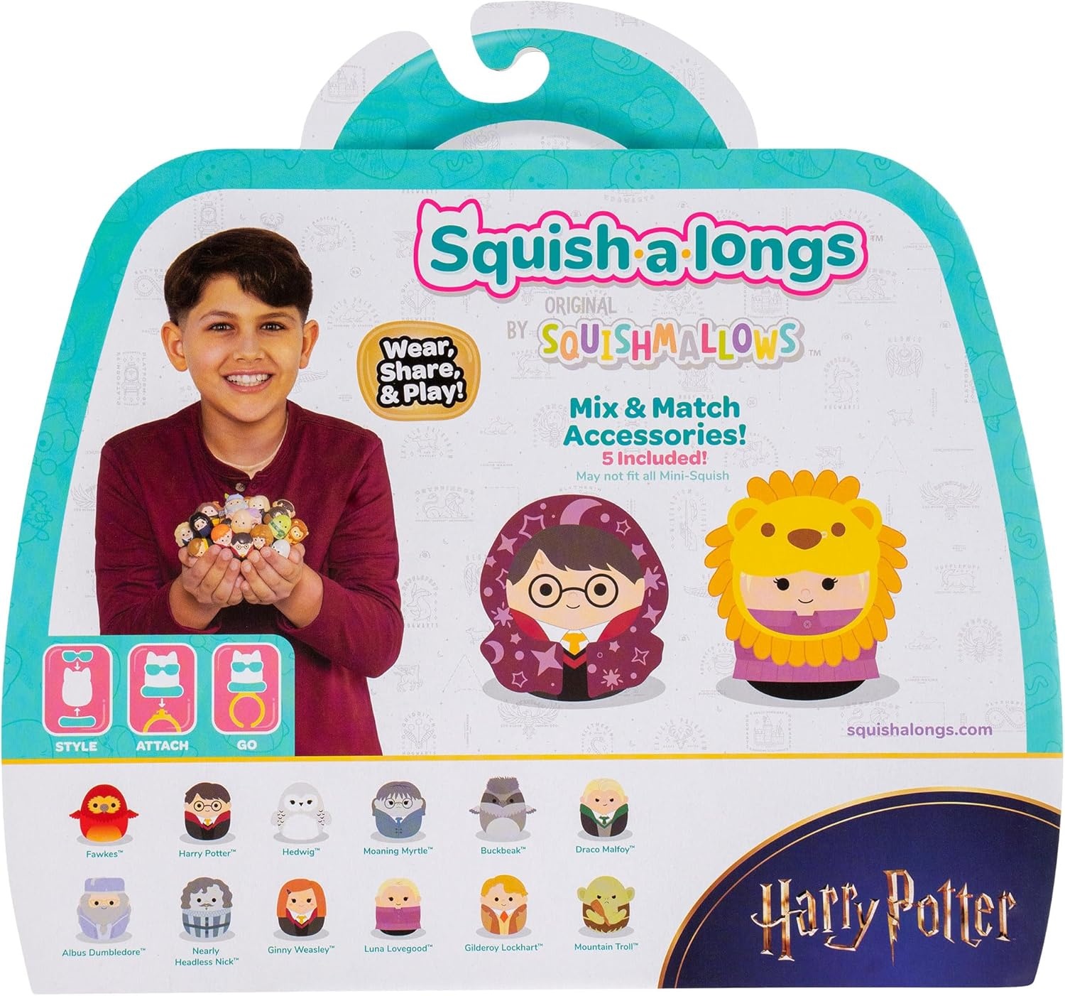image:imageSquishaLongs Harry Potter MiniSquish Accessory 12Pack