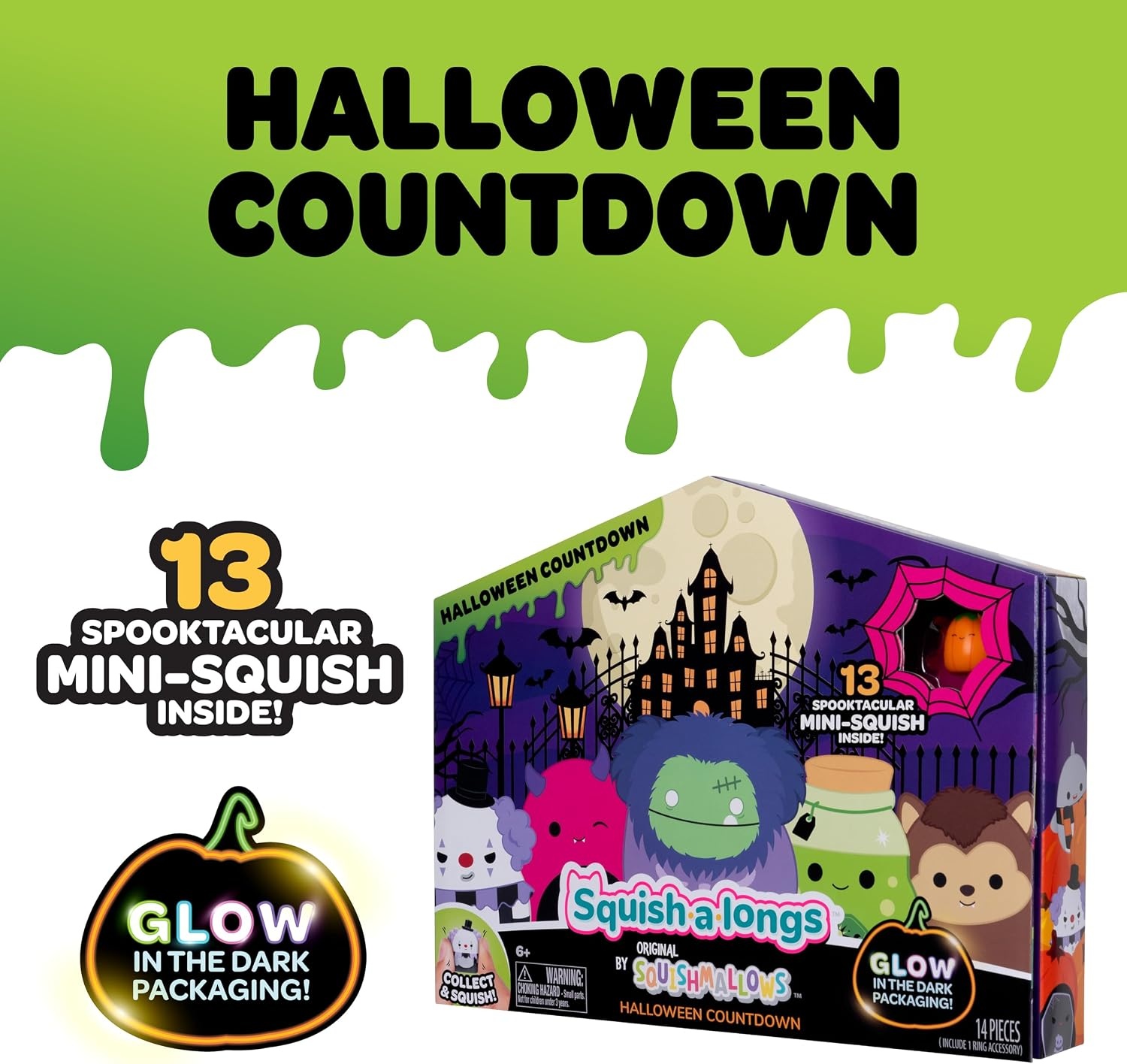 image:imageSquishalongs Halloween Countdown Calendar Includes 13 MiniSquish Wave 3