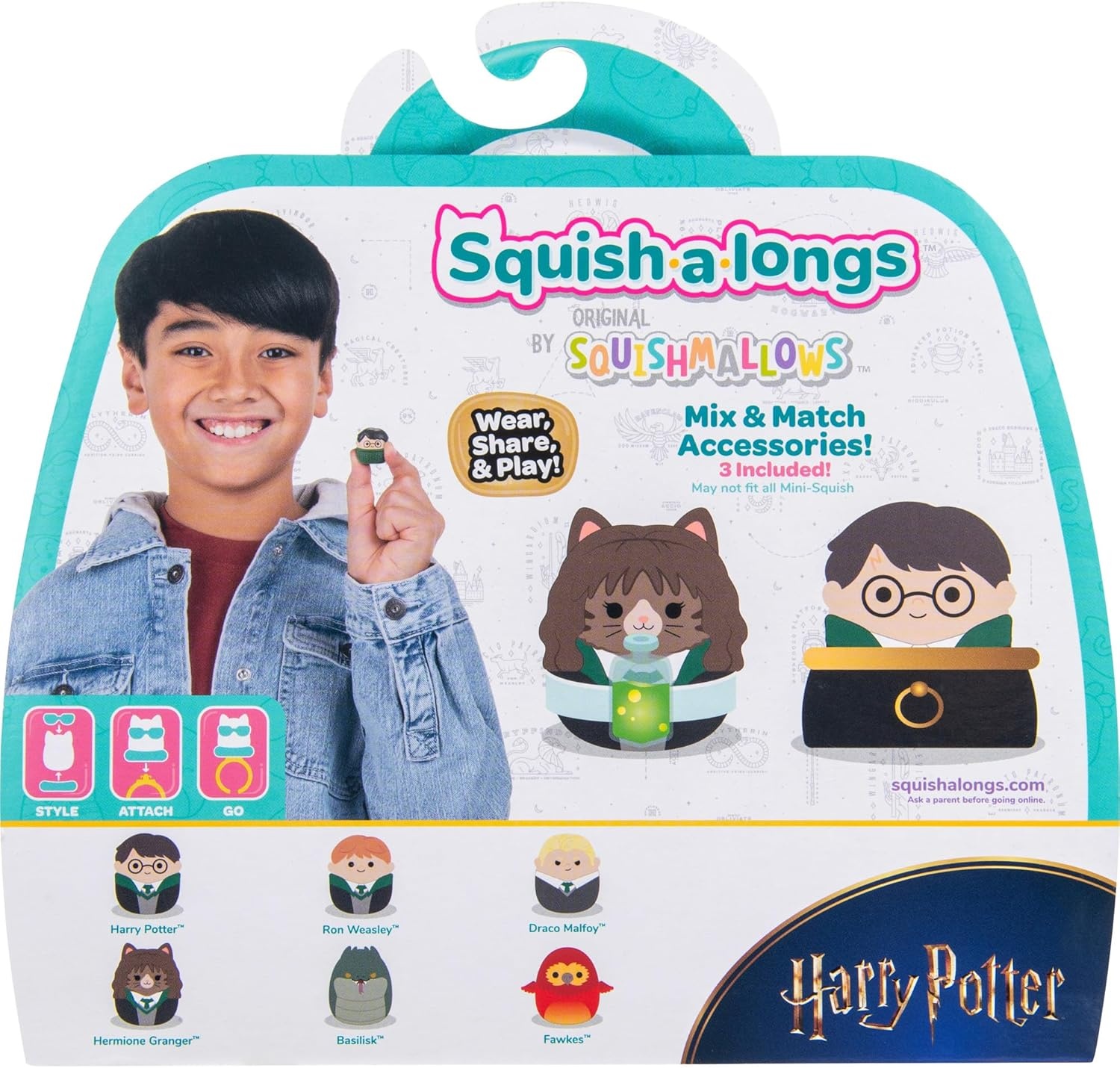 image:imageSquishalongs Harry Potter MiniSquish Accessory 6PackStyle 2 W2 Potion Making