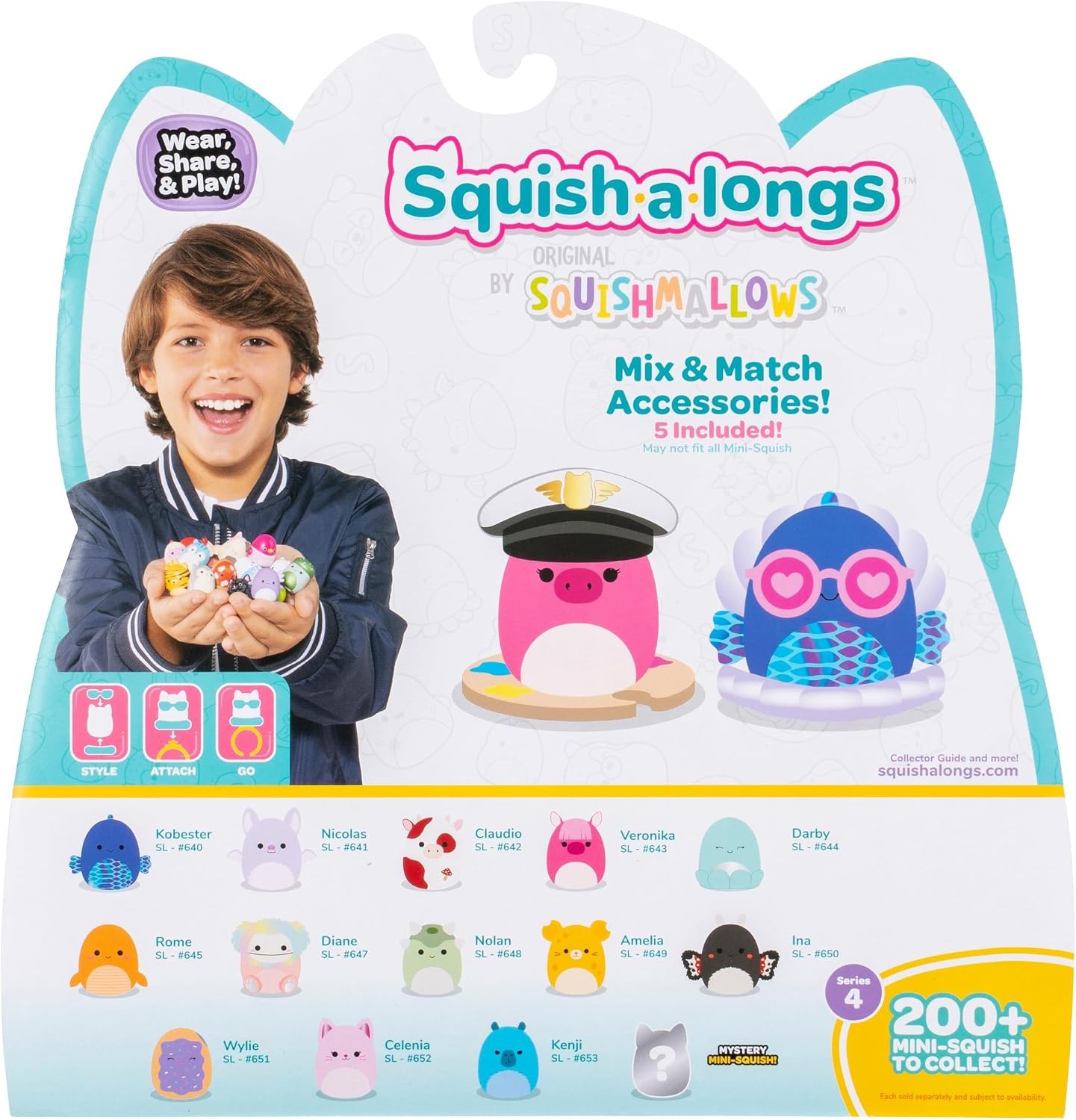 image:imageSquishalongs MiniSquish 14Pack Wave 4 Style 2Style 1 W4
