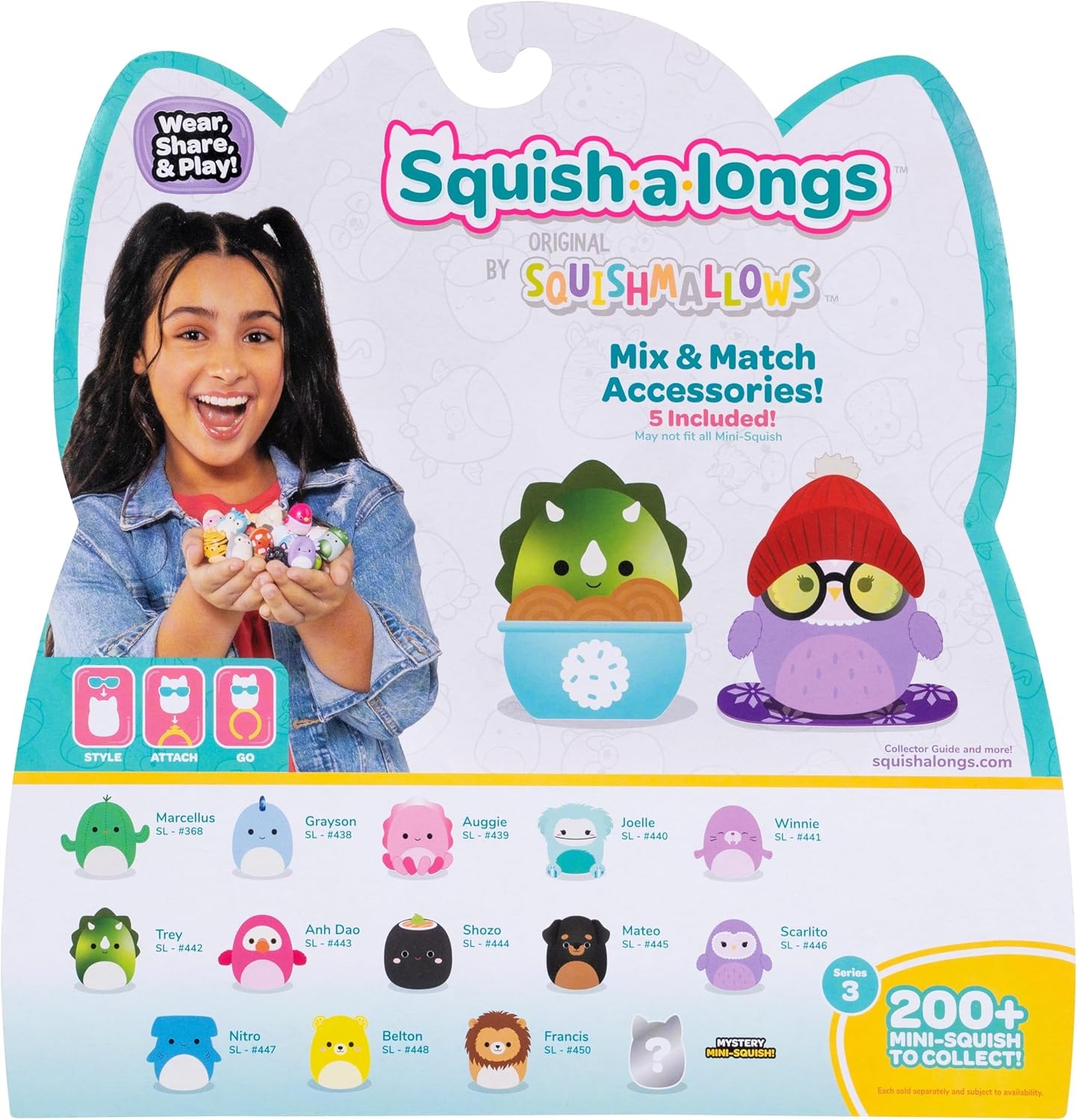 image:imageSquishalongs MiniSquish 14Pack Wave 4 Style 2Style 2 W3