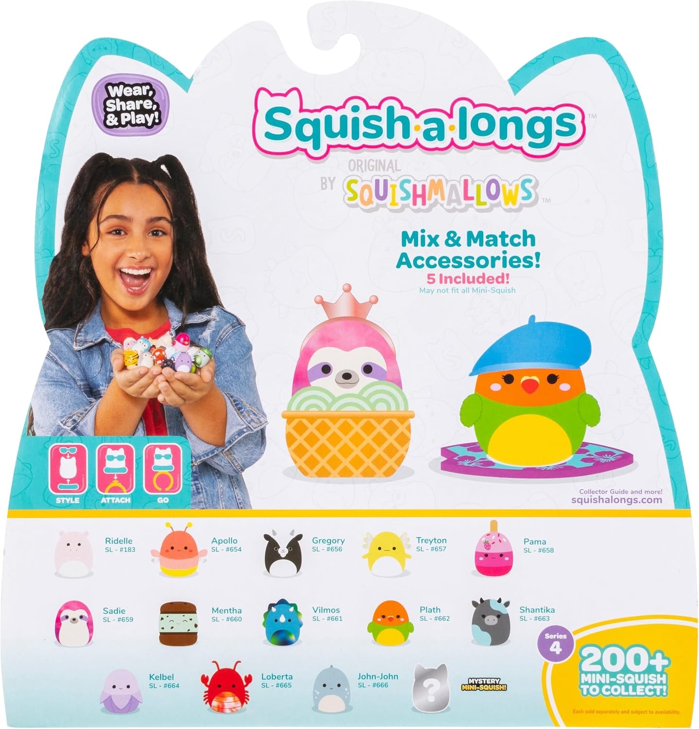 image:imageSquishalongs MiniSquish 14Pack Wave 4 Style 2Style 2 W4