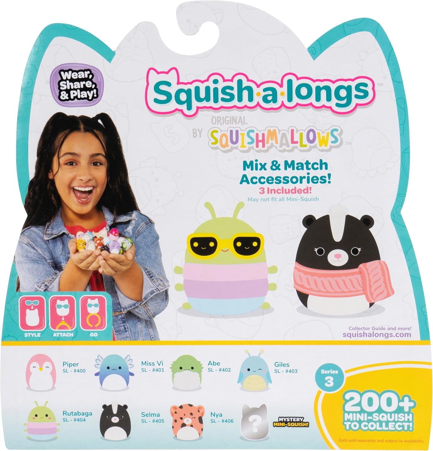 image:imageSquishalongs MiniSquish 8Pack Wave 3 Style 2Style 1 W3