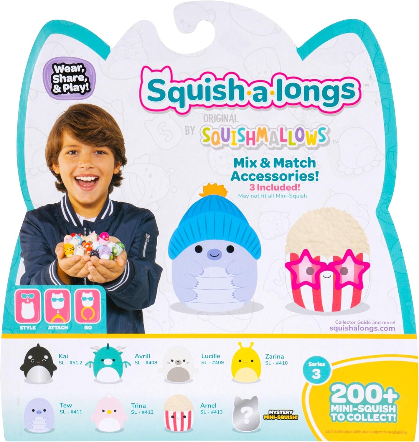 image:imageSquishalongs MiniSquish 8Pack Wave 3 Style 2Style 2 W3