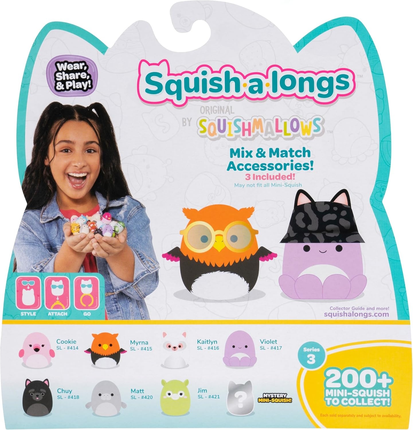 image:imageSquishalongs MiniSquish 8Pack Wave 3 Style 2Style 3 W3