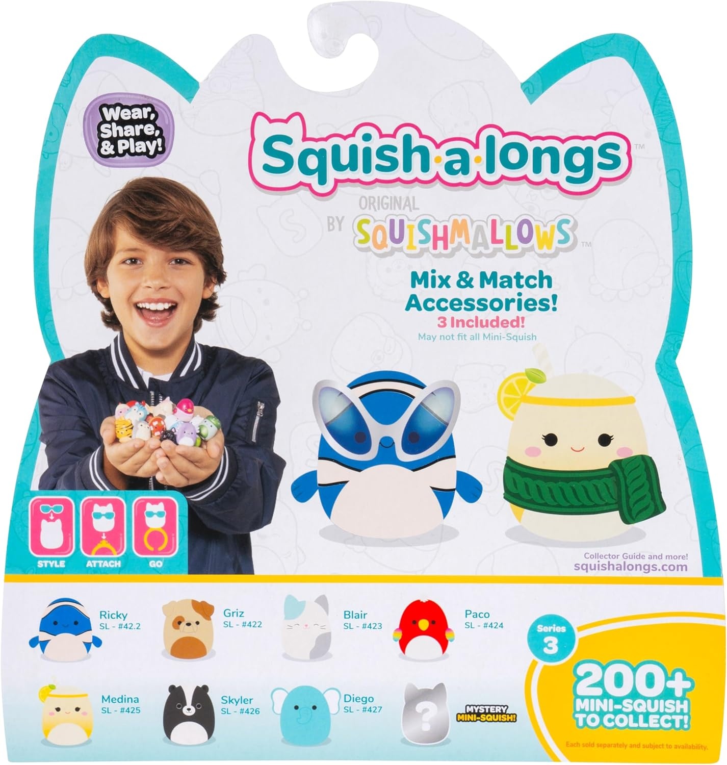 image:imageSquishalongs MiniSquish 8Pack Wave 3 Style 2Style 4 W3