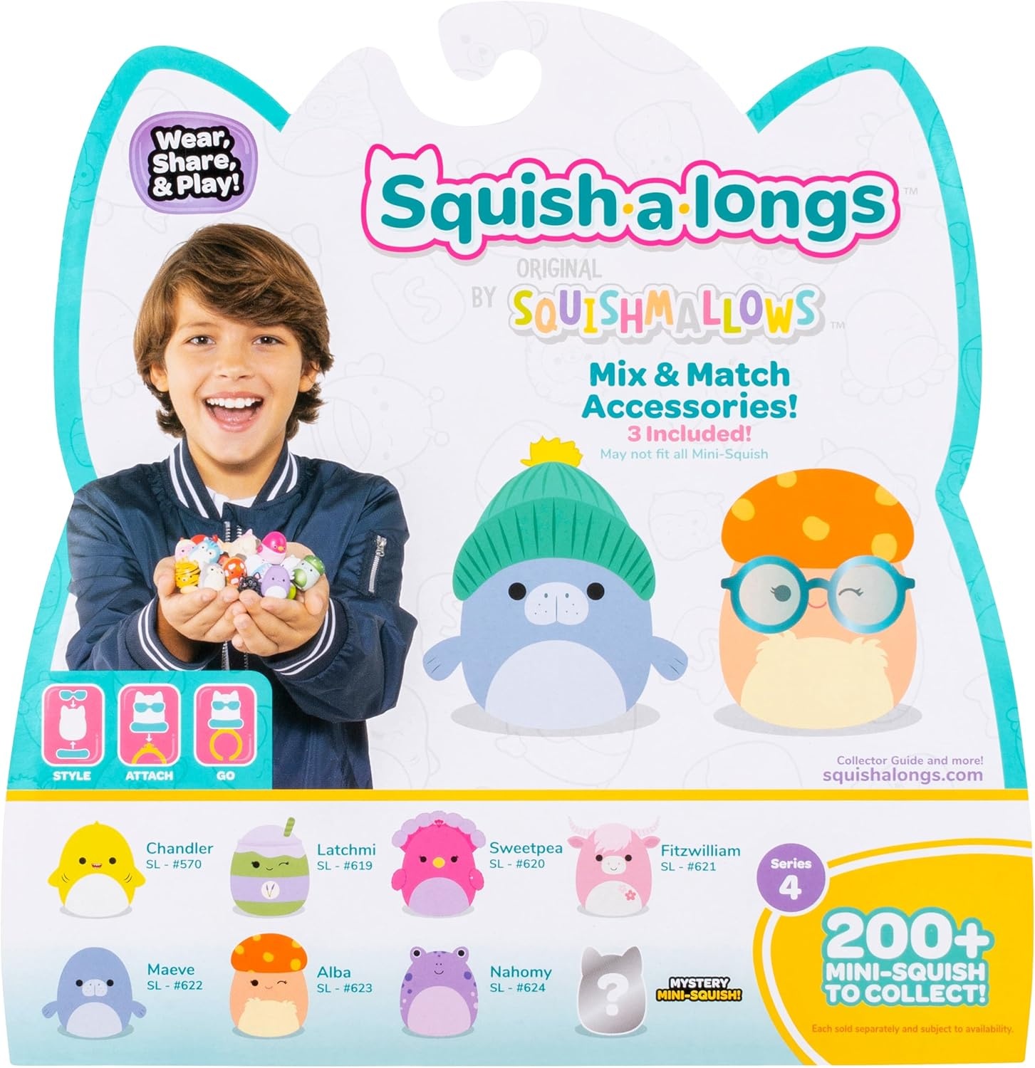 image:imageSquishalongs MiniSquish 8Pack Wave 4 Style 4Style 2 W4