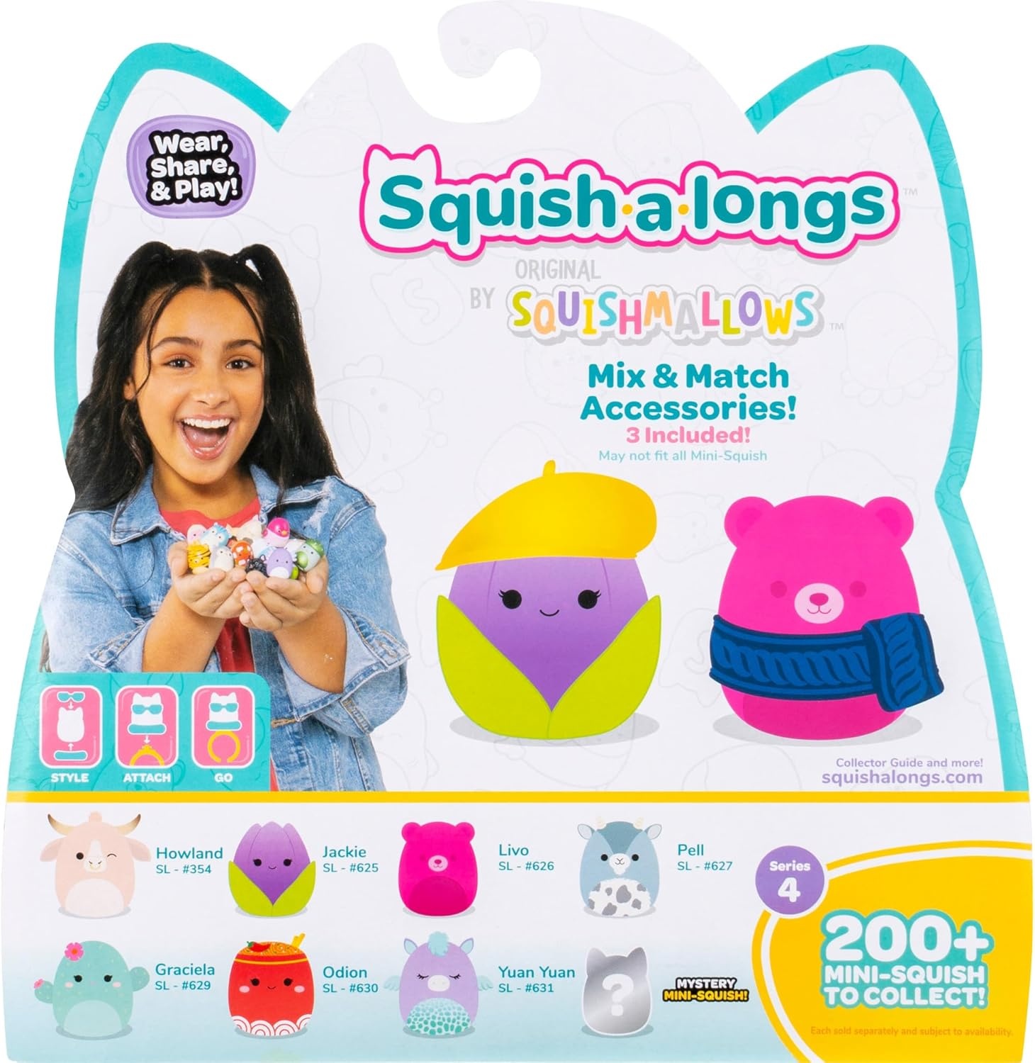 image:imageSquishalongs MiniSquish 8Pack Wave 4 Style 4Style 3 W4