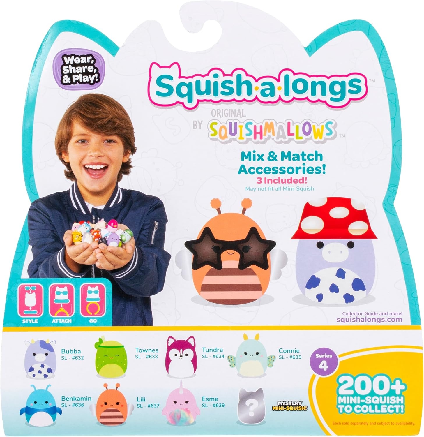 image:imageSquishalongs MiniSquish 8Pack Wave 4 Style 4Style 4 W4