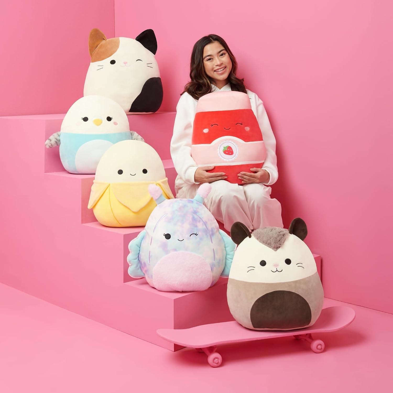 image:imageSquishmallows Original Kpop Demon Hunters 8in Jinu Plush Official Jazwares Plush LittleSussie