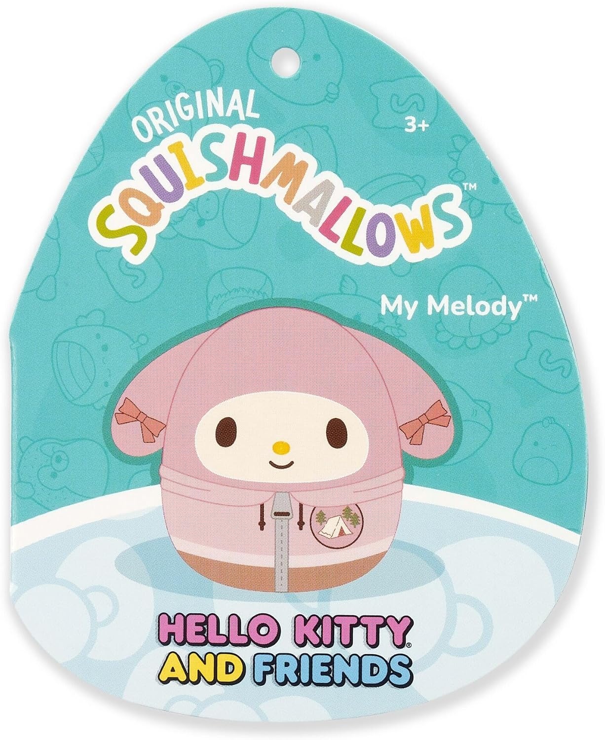 image:imageSquishmallows Original Sanrio 12in Cute Camping Kuromi Official Jazwares Plush MediumSizedMy Melody