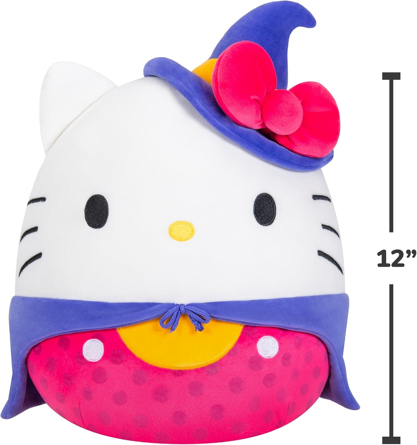 image:imageSquishmallows Original Sanrio 12in Halloween 2025 Kuromi Official Jazwares Plush MediumSizedHello Kitty
