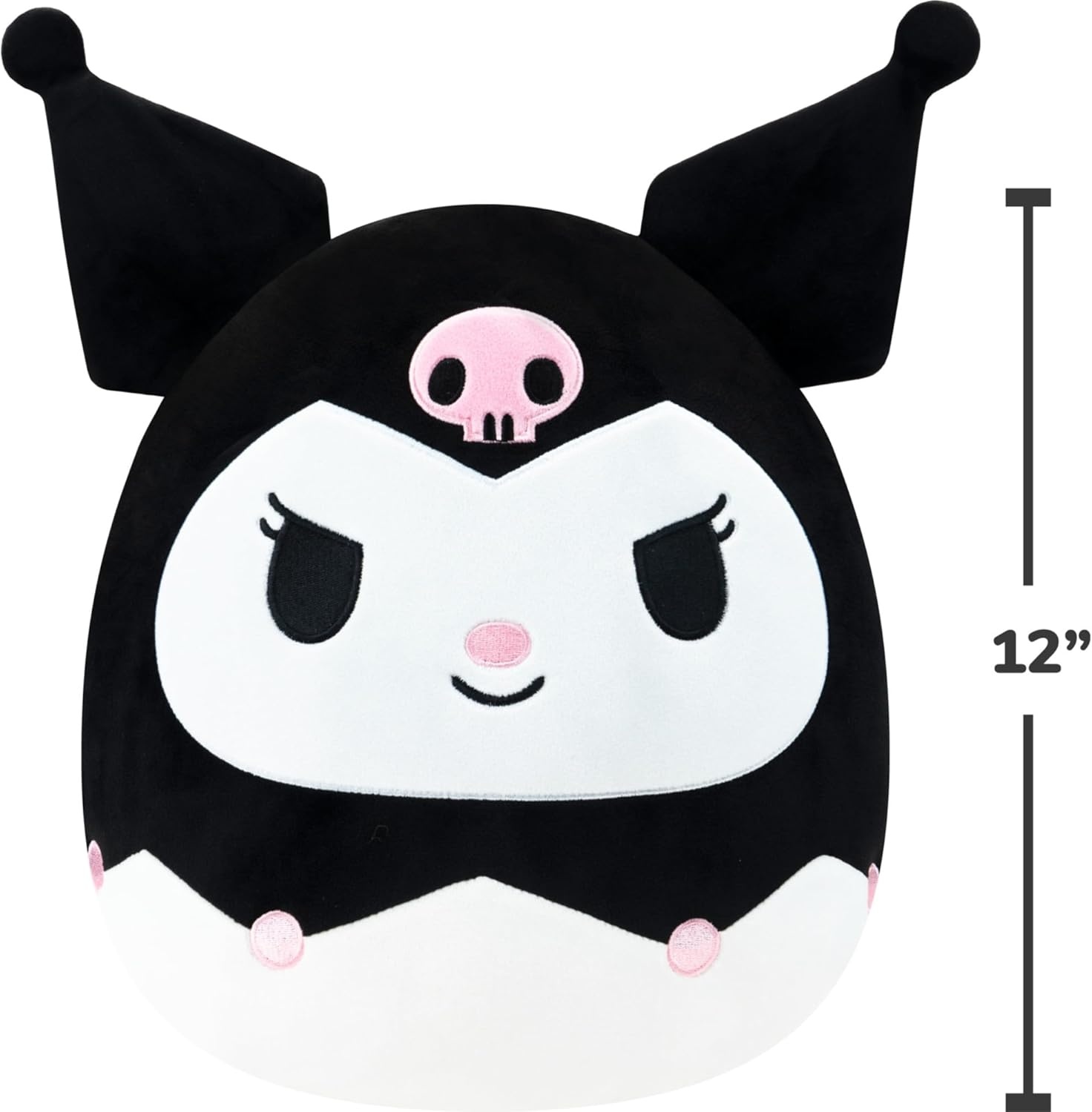 image:imageSquishmallows Original Sanrio 12in Kuromi Official Jazwares Plush MediumSizedKuromi