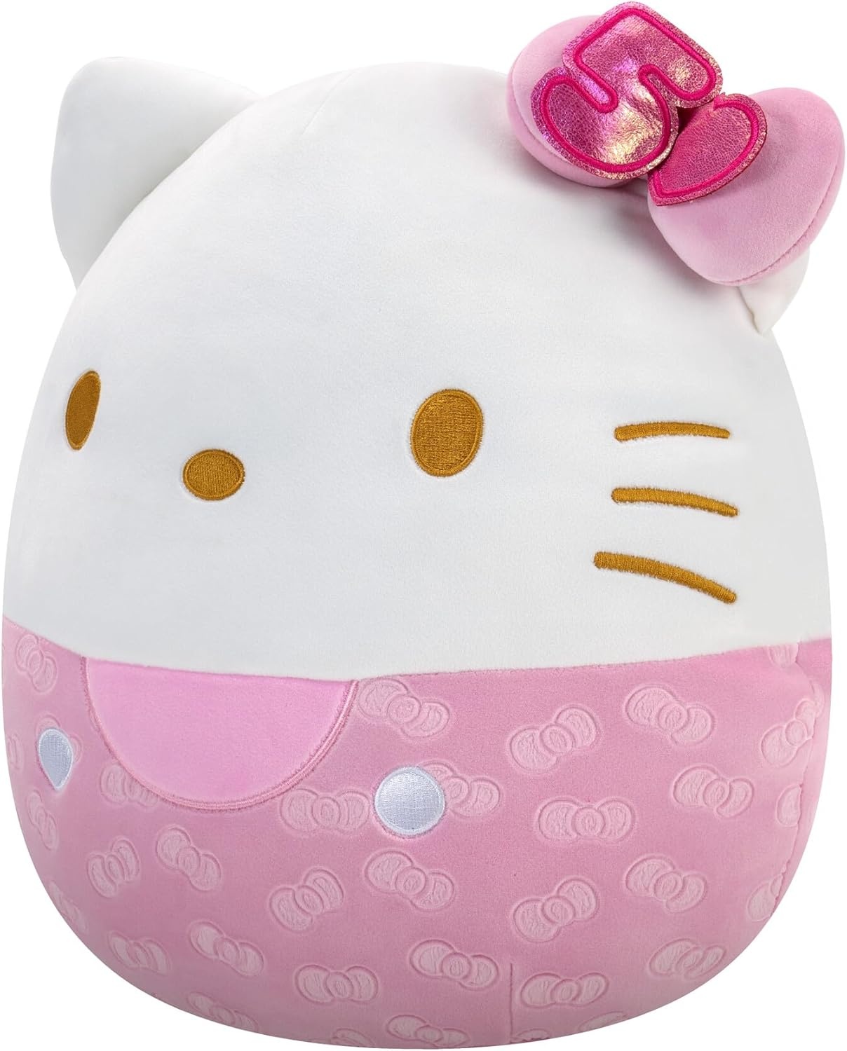 image:imageSquishmallows Original Sanrio 14Inch 50th Anniversary Pink Embossed Hello Kitty Official Jazwares Plush Large50th Anniversary Hello Kitty