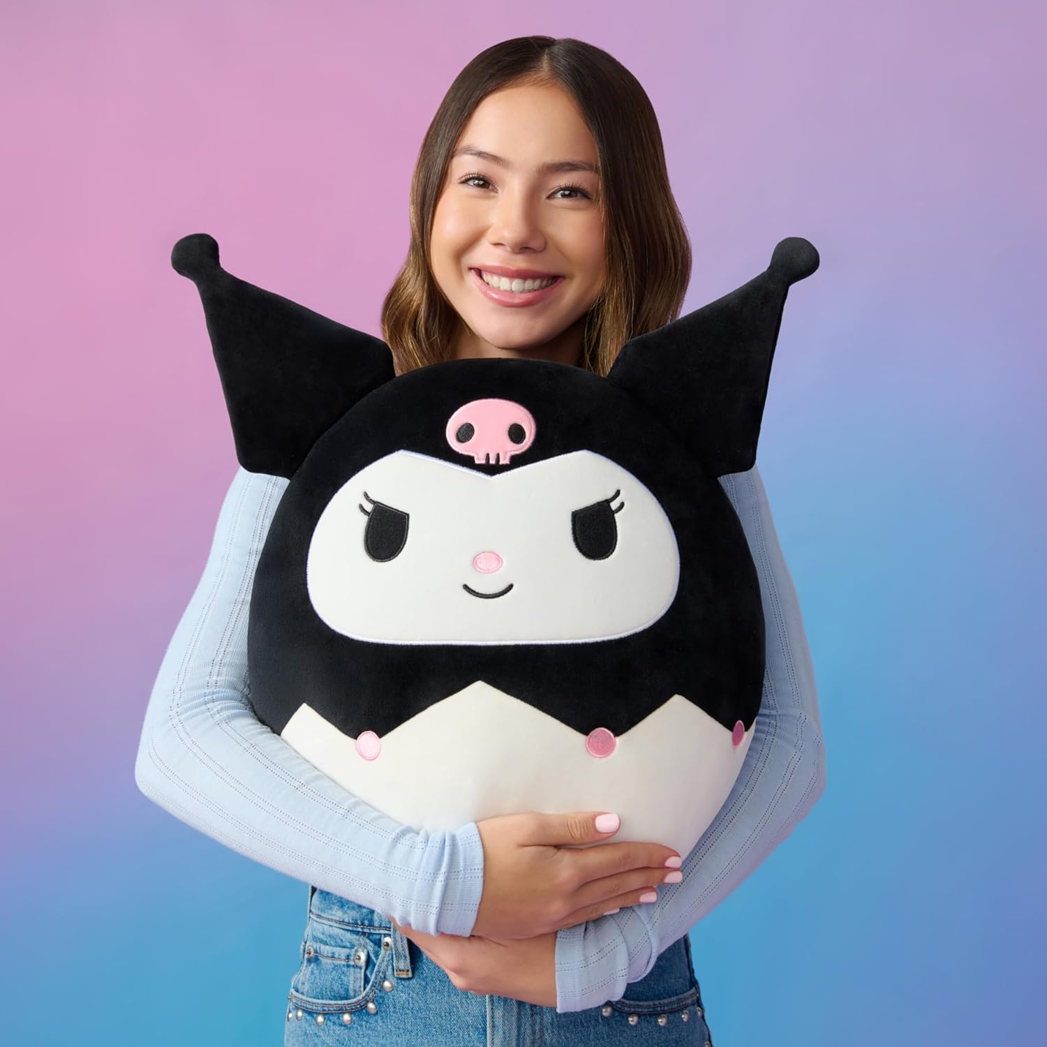 image:imageSquishmallows Original Sanrio 14in My Melody Official Jazwares Plush LargeKuromi