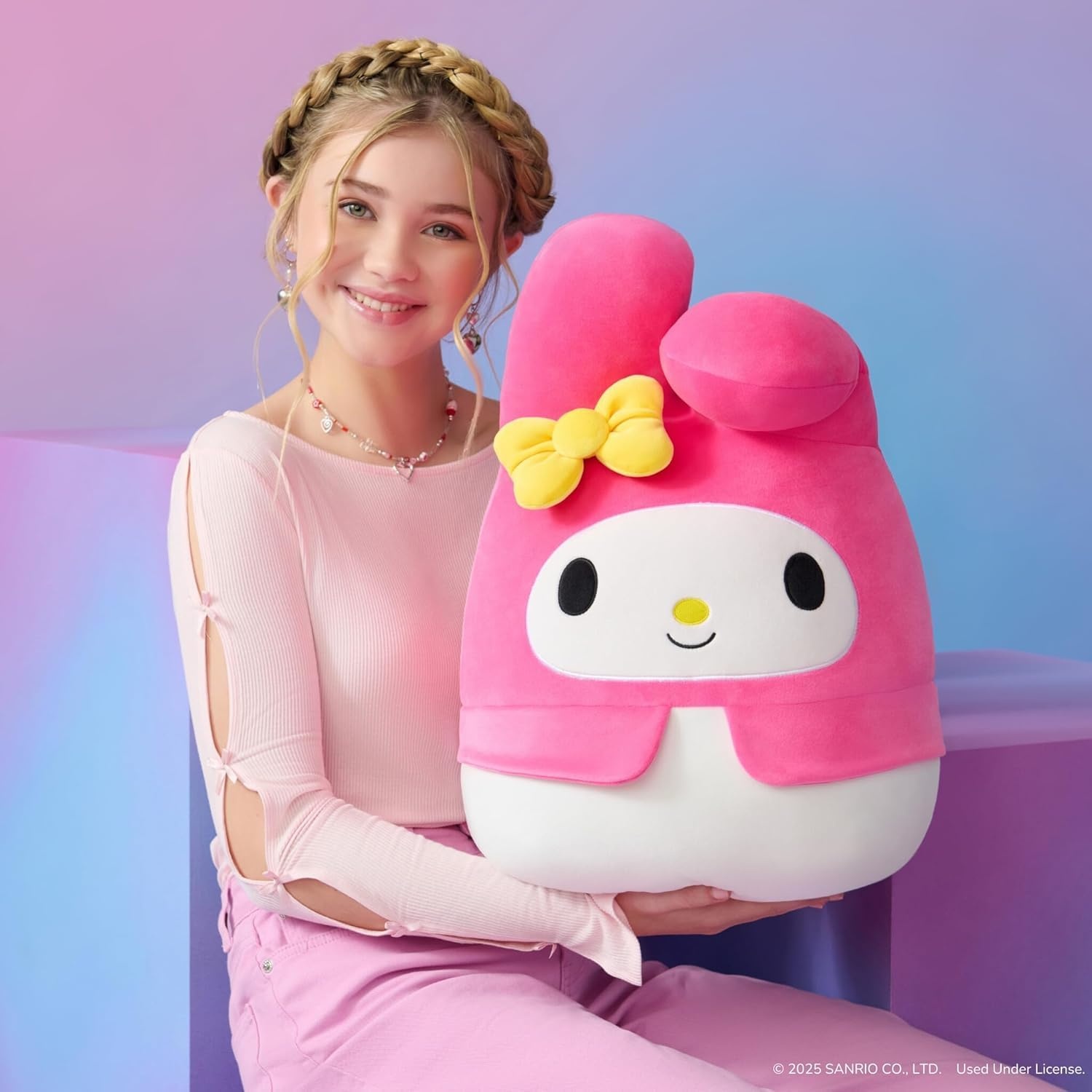 image:imageSquishmallows Original Sanrio 14in My Melody Official Jazwares Plush LargeMy Melody