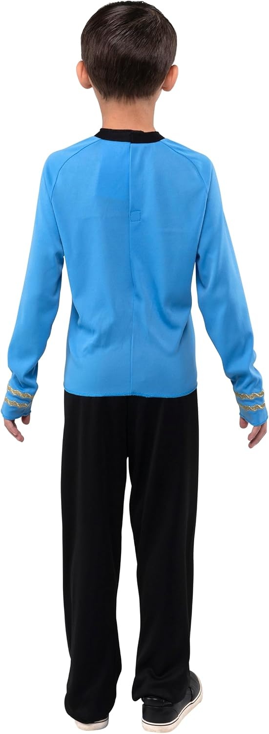image:imageStar Trek Spock Official Youth Halloween Costume Premium Quality Long Sleeve Top with Black PantsLarge