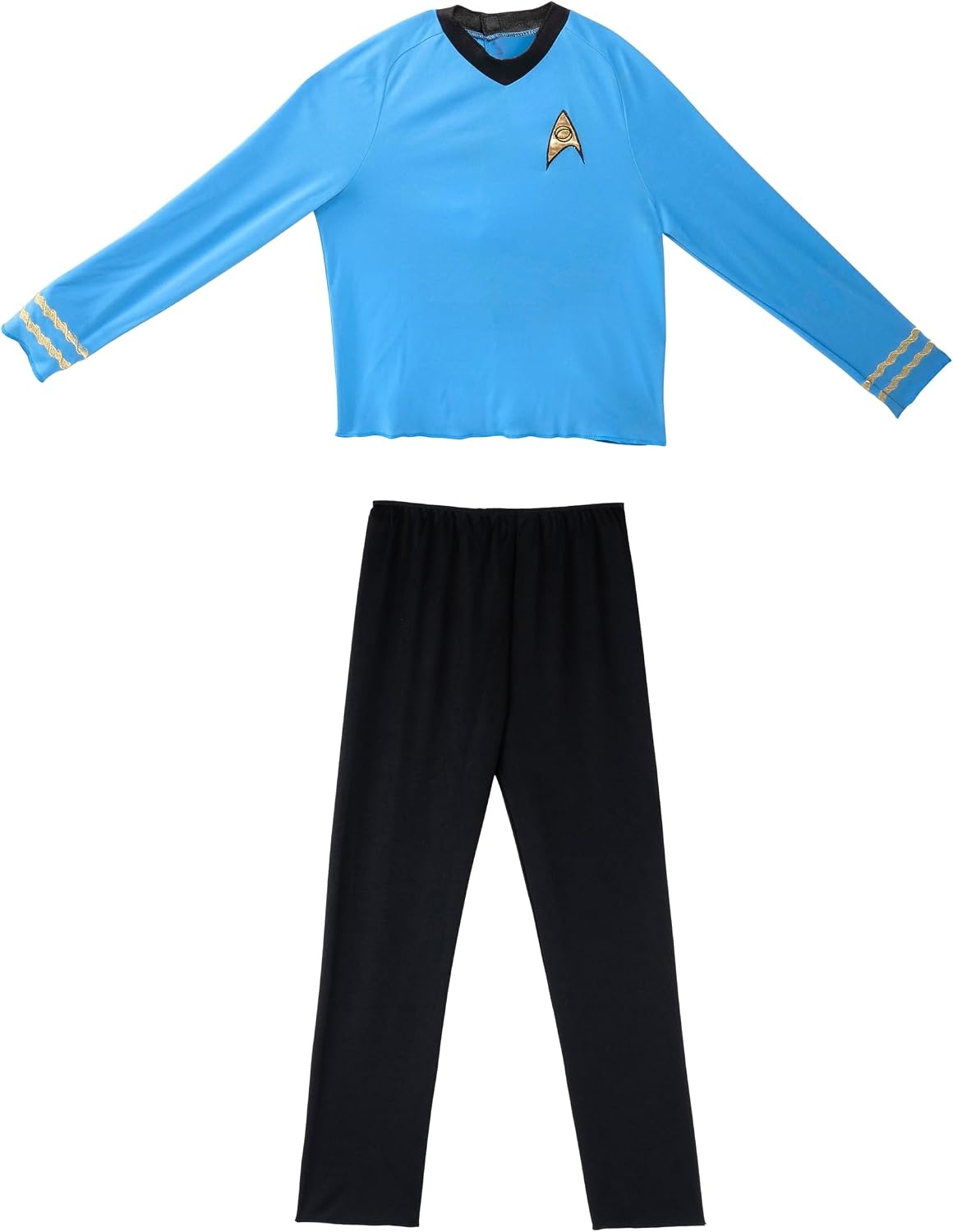 image:imageStar Trek Spock Official Youth Halloween Costume Premium Quality Long Sleeve Top with Black PantsMedium