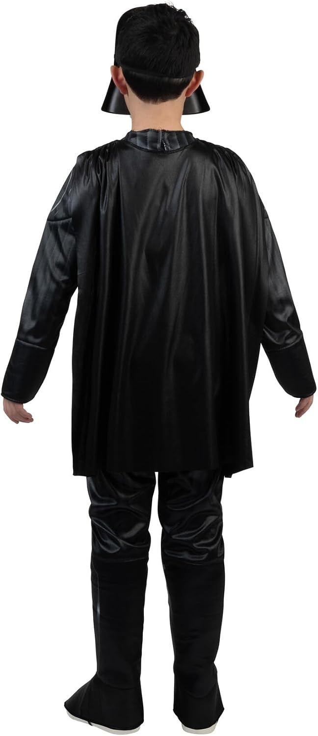 image:imageStar Wars Darth Vader Official Youth Costume Premium Quality Padded Jumpsuit with Plastic Mask and Detachable CapeL 1214