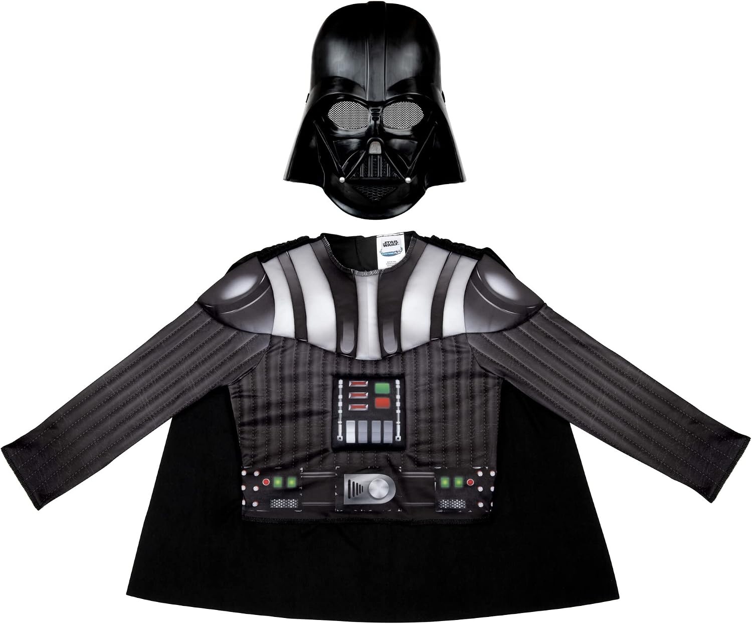 image:imageStar Wars Darth Vader Youth Muscle Chest Box Set Padded Costume Top and Cape with Plastic Mask Size S 47 Multi