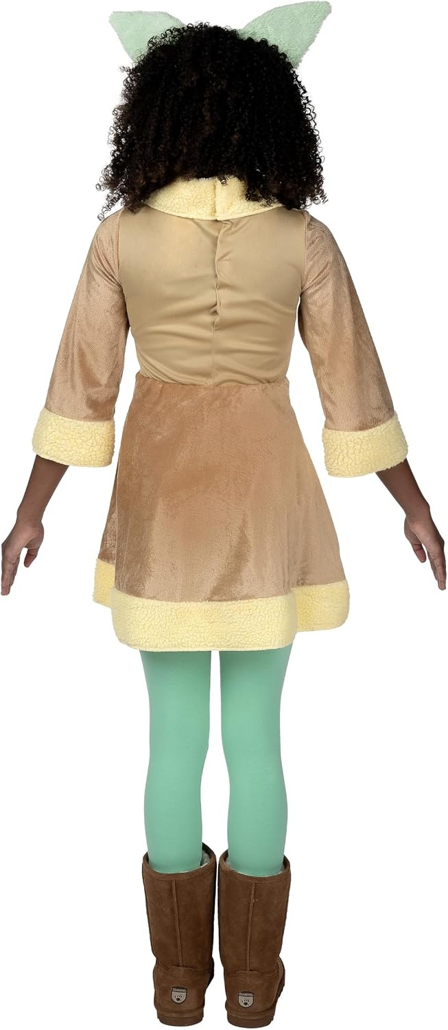 image:imageStar Wars Grogu Official Youth Halloween Dress Premium Quality Minky Robe with Minky HeadpieceL 1214