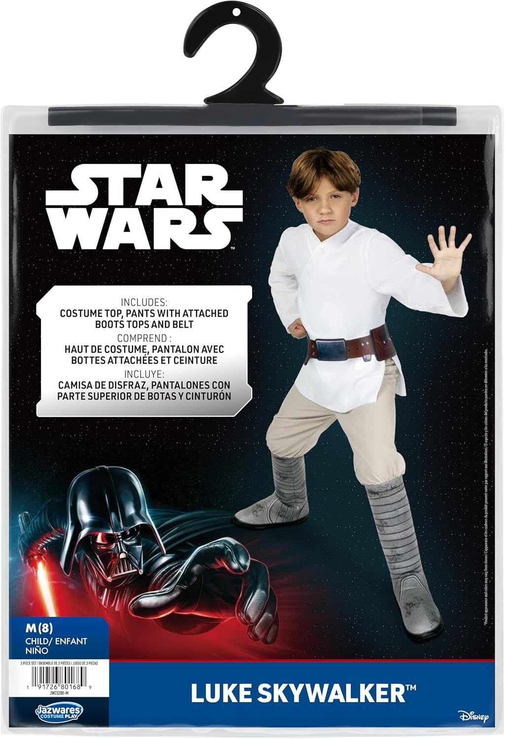 image:imageStar Wars Luke Skywalker Official Youth Costume Premium Quality Long Sleeve Tunic with Belt plus Pants with Boot CoversS 57