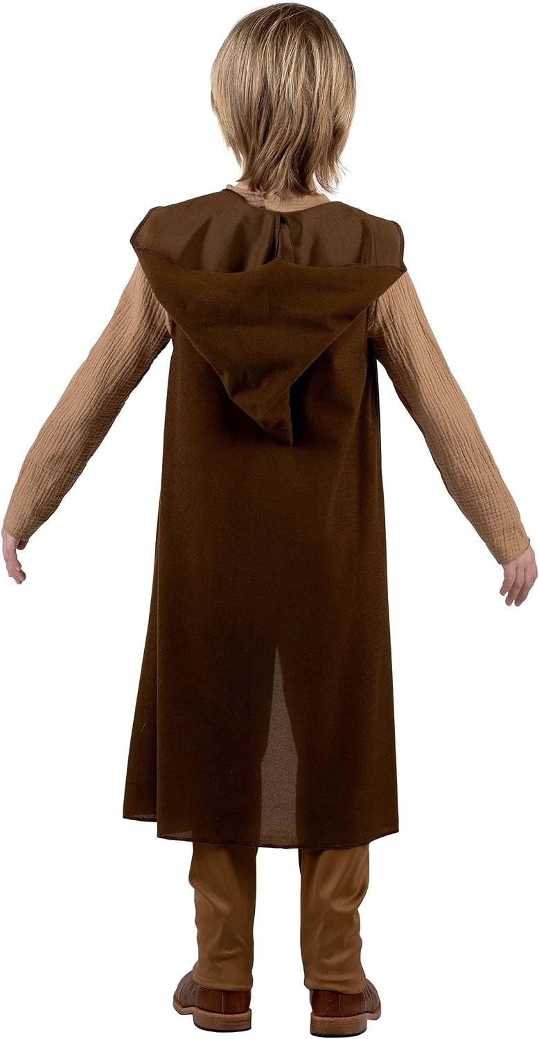 image:imageStar Wars OBIWan Kenobi Official Youth Costume Tunic and Pants Detachable Cloak with Printed Design and Printed BeltMedium