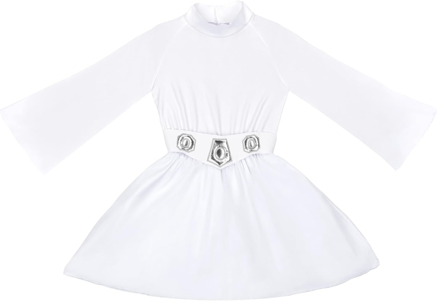 image:imageStar Wars Princess Leia Official Youth Halloween Costume Hooded Dress with Belt and WigL 1214