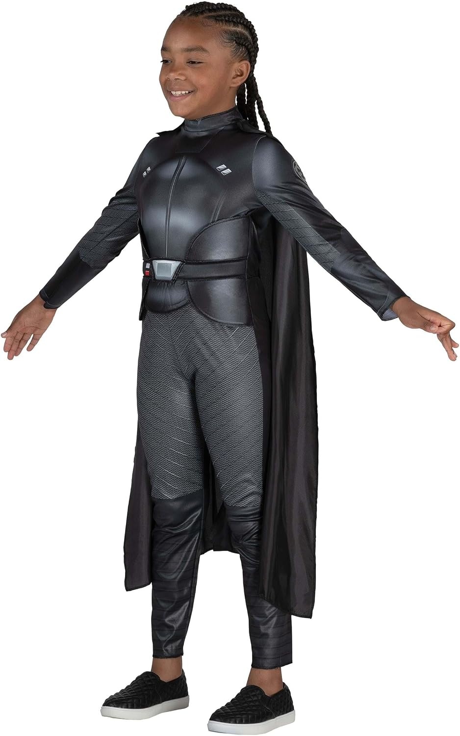 image:imageStar Wars Reva Official Youth Haloween Costume Printed Jumpsuit with Belt Buckle and Detachable CapeLarge