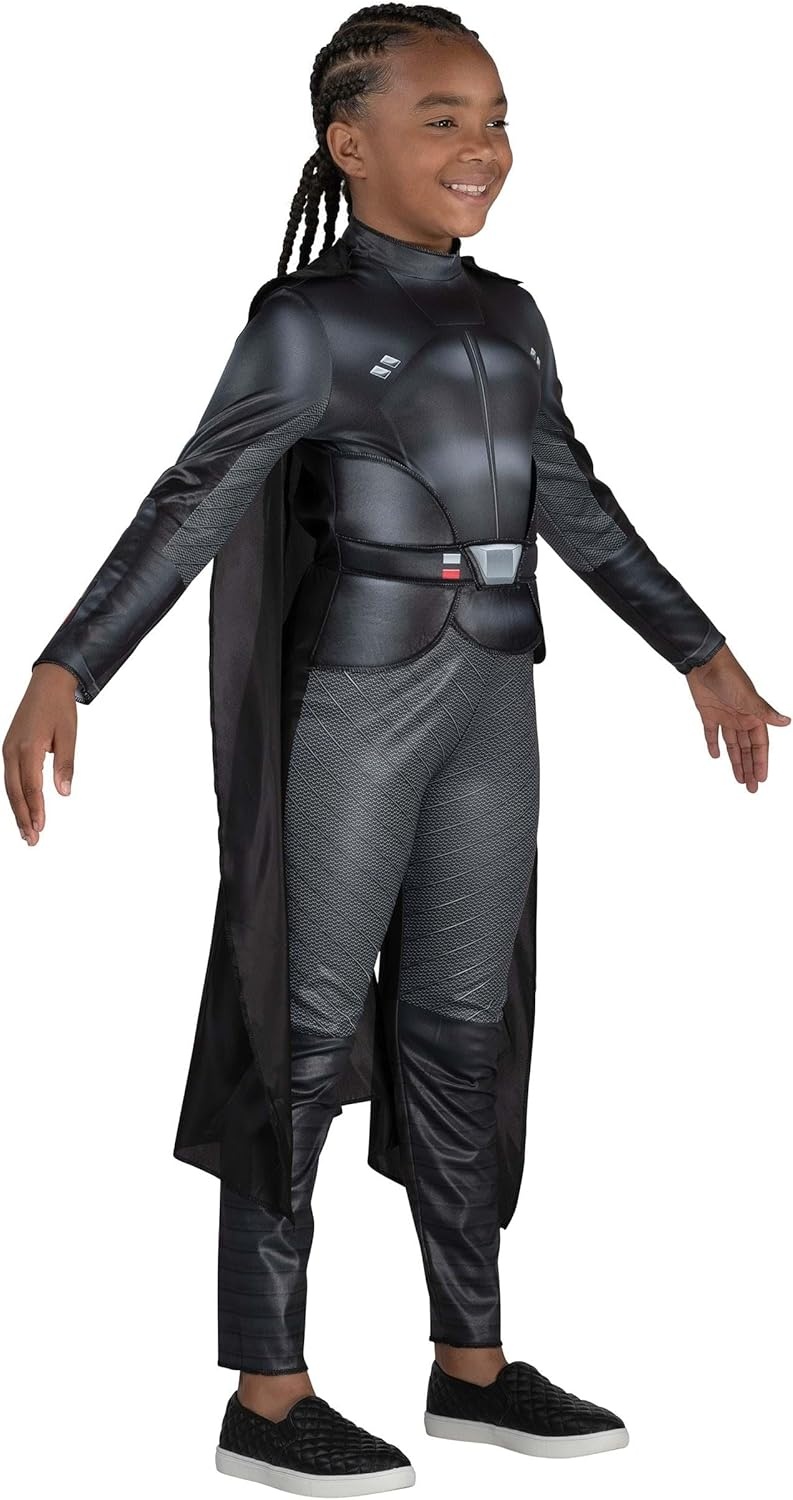 image:imageStar Wars Reva Official Youth Haloween Costume Printed Jumpsuit with Belt Buckle and Detachable CapeLarge