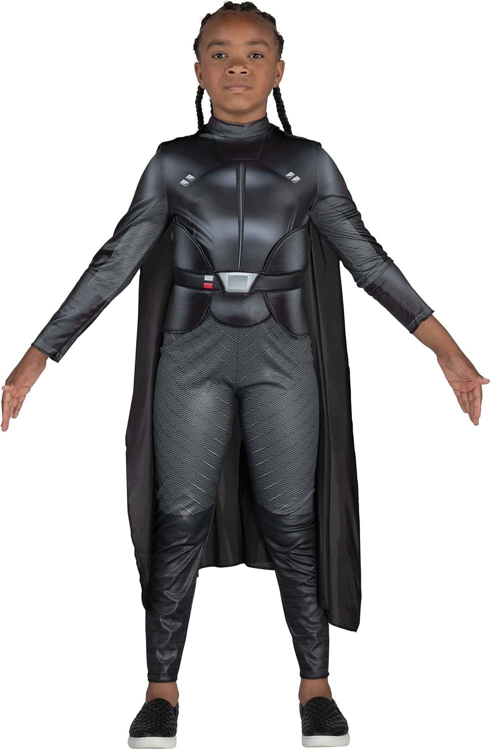 image:imageStar Wars Reva Official Youth Haloween Costume Printed Jumpsuit with Belt Buckle and Detachable CapeLarge