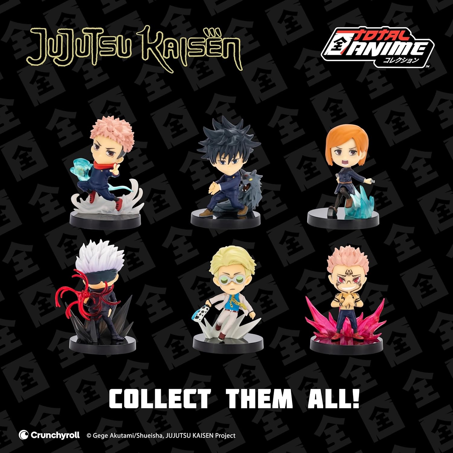 image:imageTotal Anime Jujutsu Kaisen 2Inch Scale Chibi 3Pack Three 2Inch Scale MiniFigures with Display Bases Volume 1Jujutsu Kaisen Vol 1