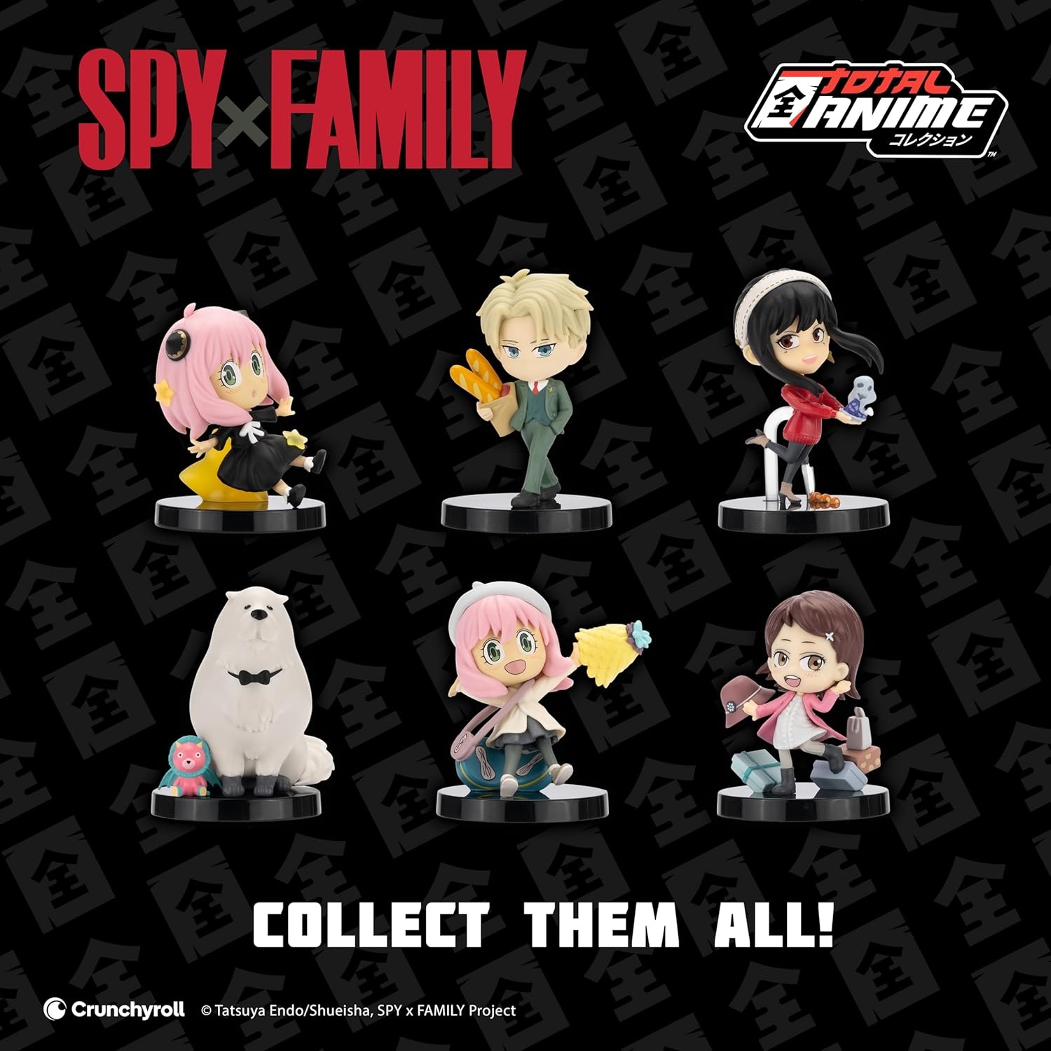 image:imageTotal Anime Jujutsu Kaisen 2Inch Scale Chibi 3Pack Three 2Inch Scale MiniFigures with Display Bases Volume 1SPYxFAMILY Vol 2