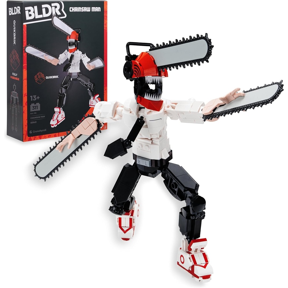image:imageBLDR Ryomen Sukuna Buildable Action Figure Construction Set 003812Inch Articulated Constructible Figure with 341 PiecesChainsaw Man