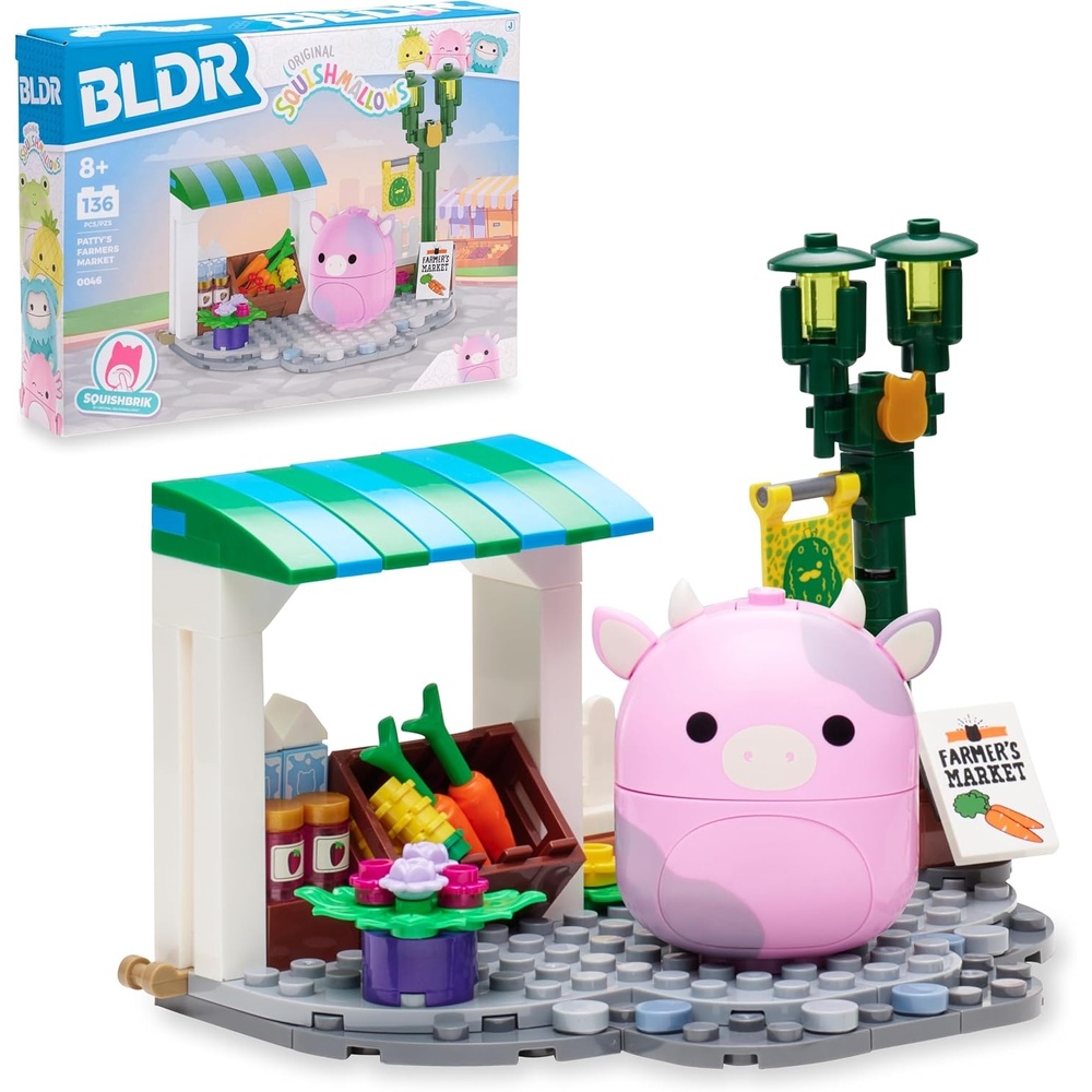 image:imageBLDR Squishmallows Reginald at the Movies Building Set Reginald the Corgi Buildable Figure Squishmallows Fans 8 0093Pattys Farmers Market