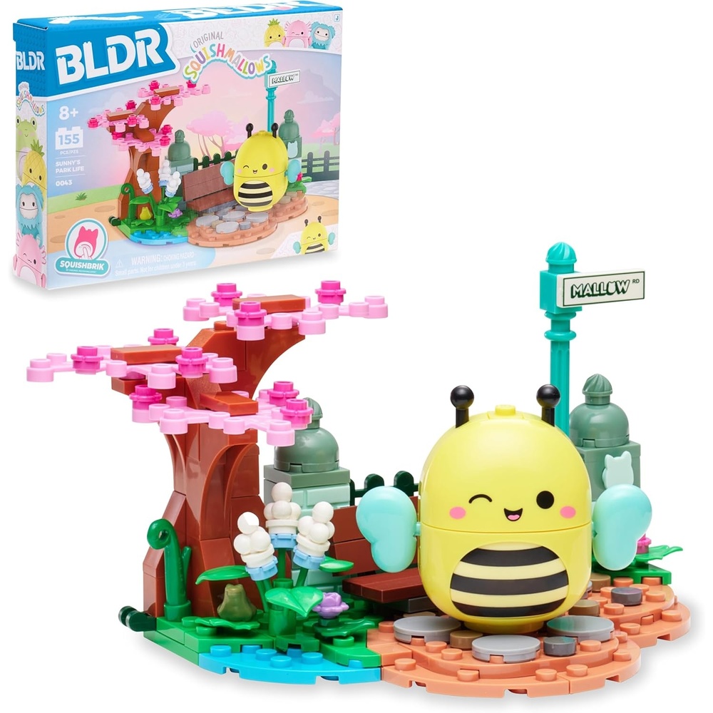 image:imageBLDR Squishmallows Sunnys Park Life Building Set Sunny The Bee Buildable Figure Squishmallows Fans 8 0043
