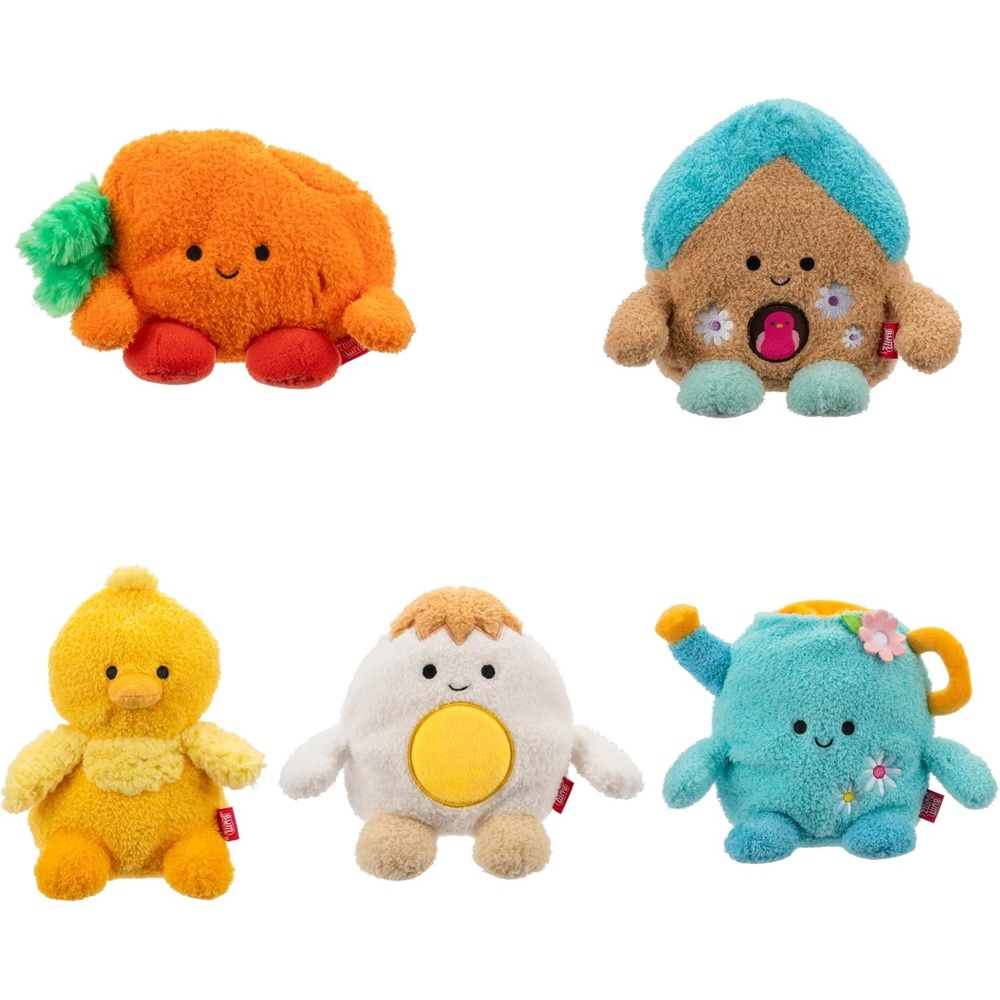 image:imageBumBumz 45inch RootBumz Plush 5Pack Stan Mushroom Ronnie Radish Bobby Broccoli Colby Corn and Erinn Eggplant Collectible Stuffed Toys from The Makers of Original SquishmallowsSpringbumz